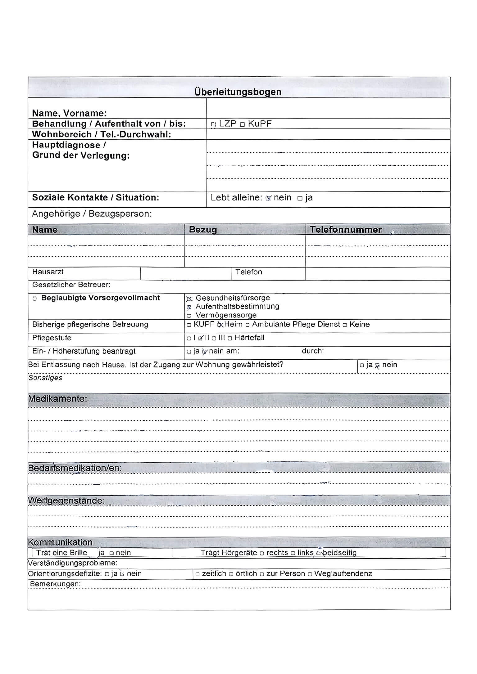 Recover Cleaner Blank Forms